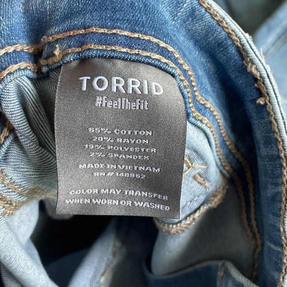 NEW Torrid Jogger Superstretch Midrise Jean Magnetic - Size 24 - Picture 10 of 11